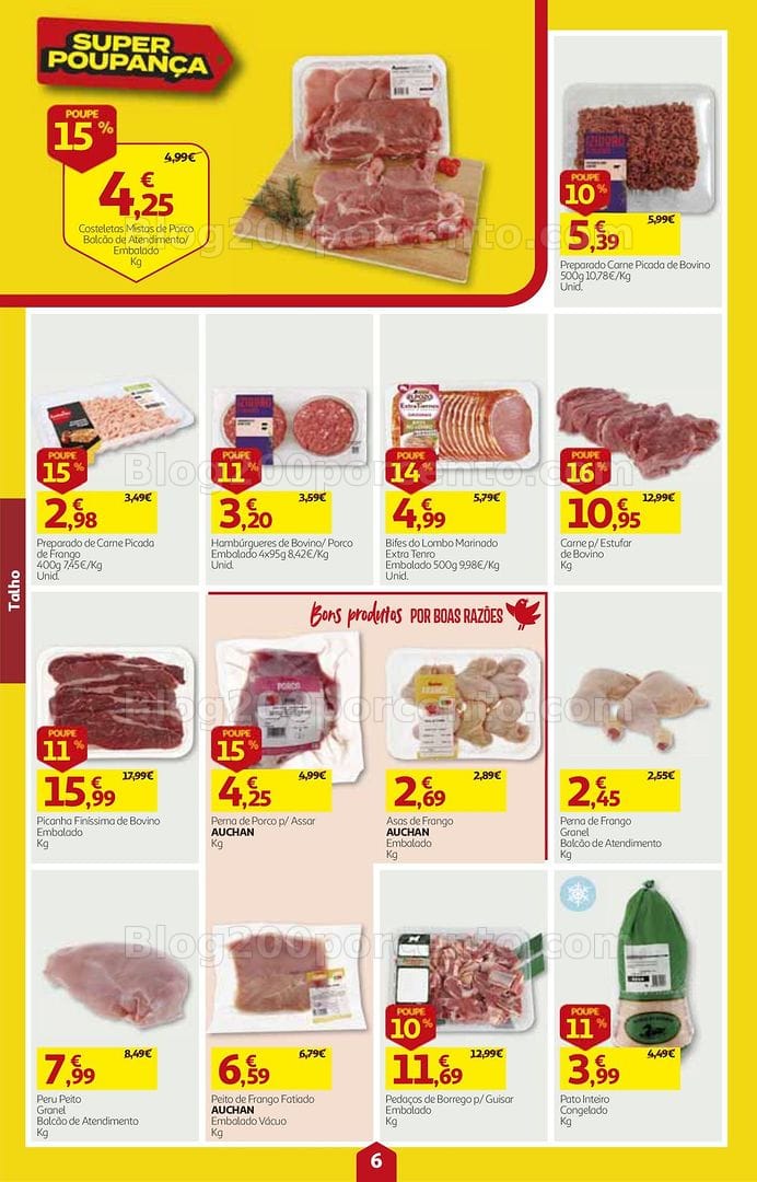 Antevisão Folheto AUCHAN Super Poupança Promoções de 15 a 21 outubro