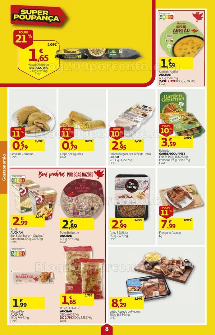 Antevisão Folheto AUCHAN Super Poupança Promoções de 15 a 21 outubro