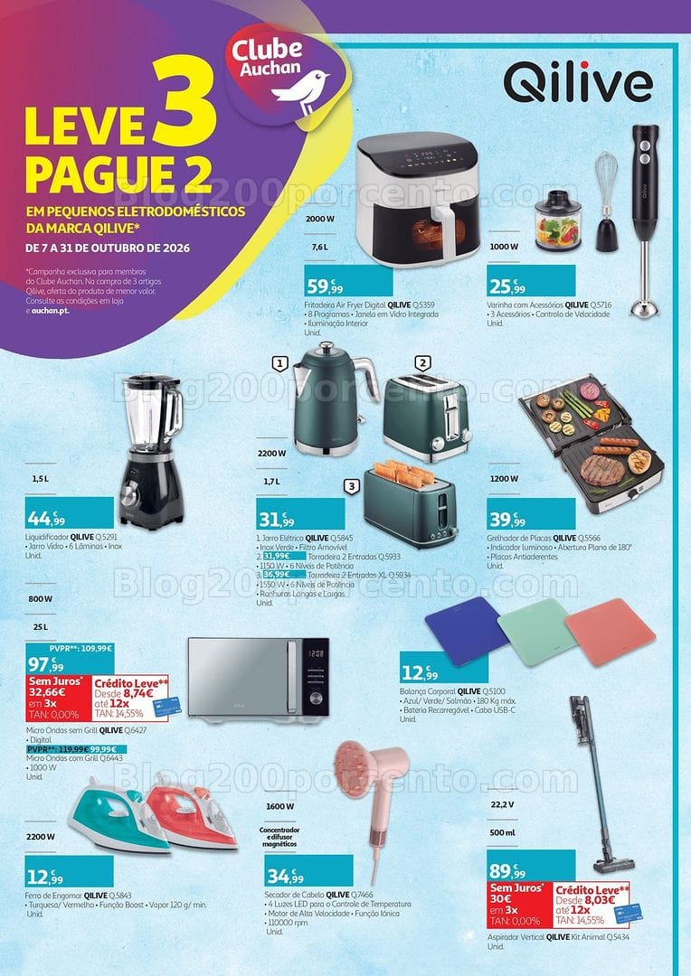 Antevisão Folheto AUCHAN Tecnologia Promoções de 7 a 31 outubro
