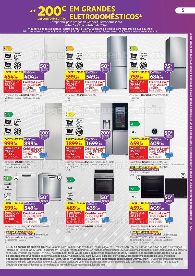 Antevisão Folheto AUCHAN Tecnologia Promoções de 7 a 31 outubro