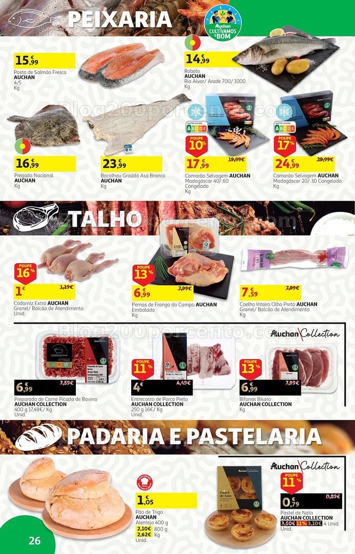Antevisão Folheto AUCHAN Tudo de 1 a 10 euros - 7 a 20 outubro
