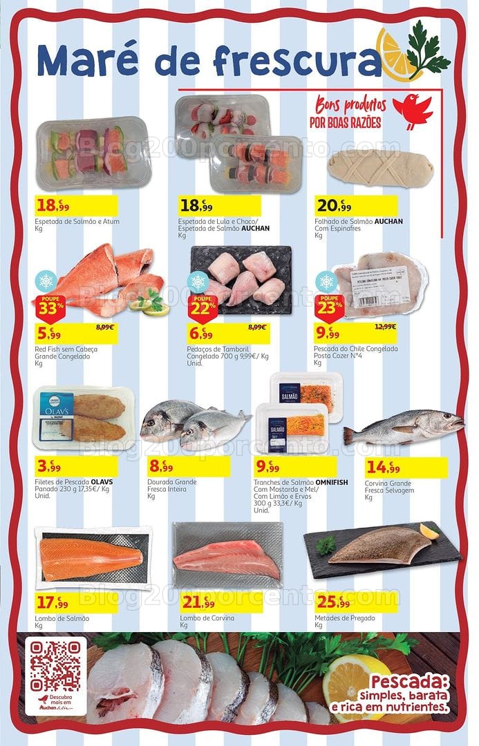 Antevisão Folheto AUCHAN Tudo de 1 a 10 euros - 7 a 20 outubro