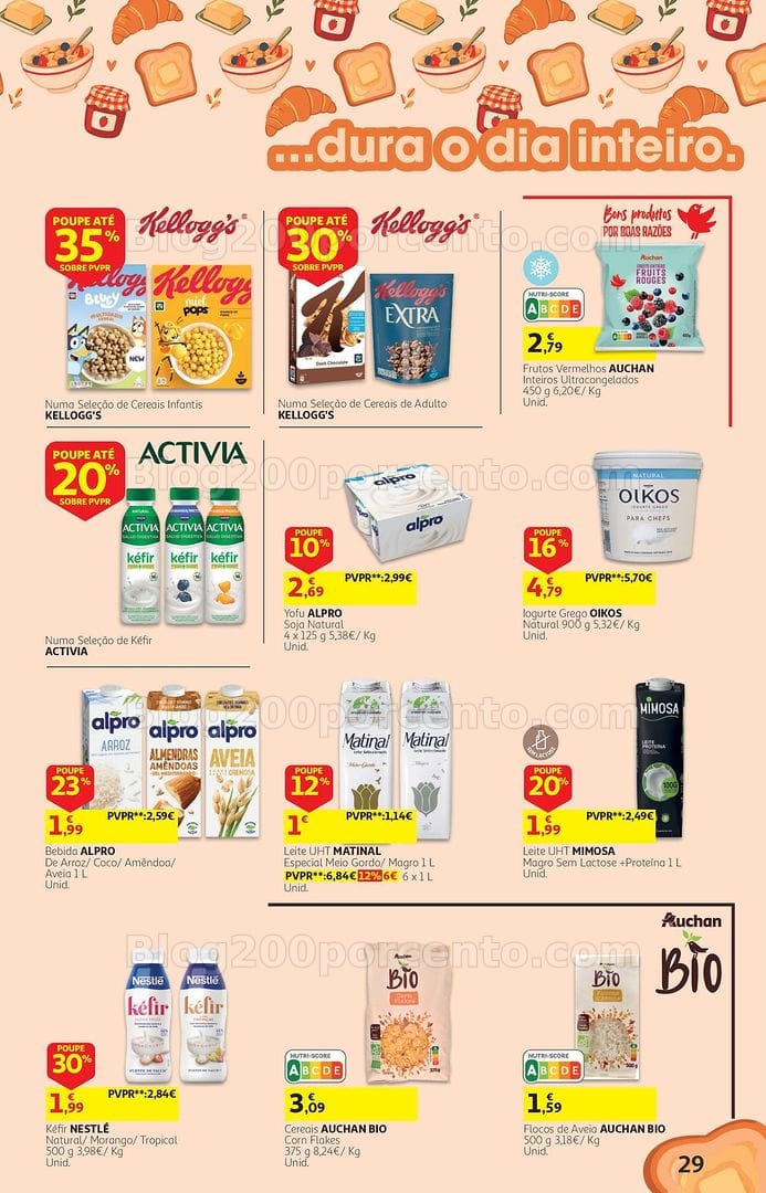 Antevisão Folheto AUCHAN Tudo de 1 a 10 euros - 7 a 20 outubro