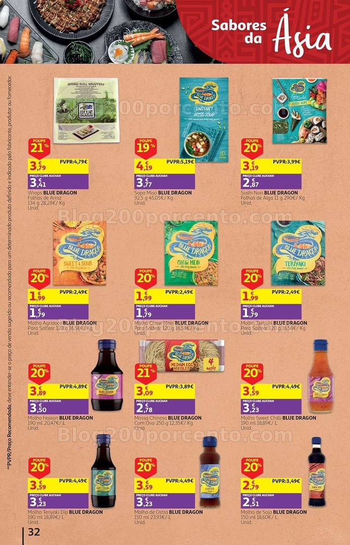 Antevisão Folheto AUCHAN Tudo de 1 a 10 euros - 7 a 20 outubro