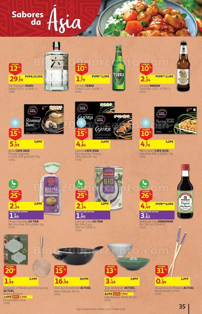 Antevisão Folheto AUCHAN Tudo de 1 a 10 euros - 7 a 20 outubro
