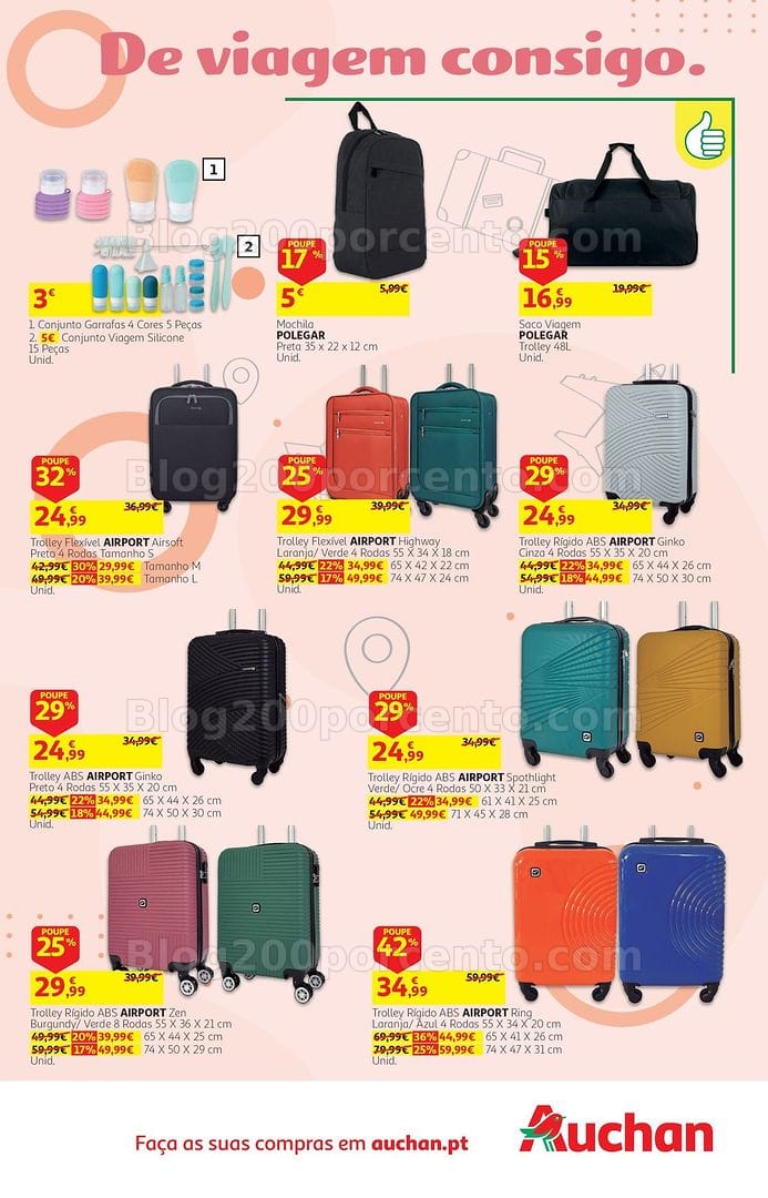 Antevisão Folheto AUCHAN Tudo de 1 a 10 euros - 7 a 20 outubro