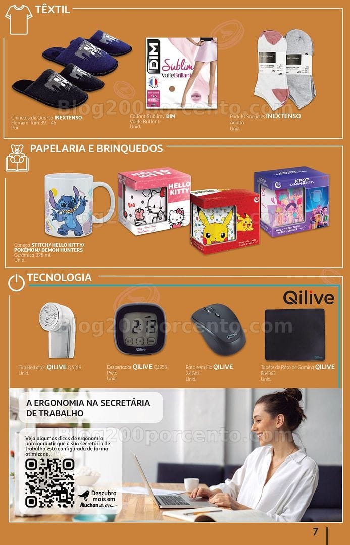Antevisão Folheto AUCHAN Tudo de 1 a 10 euros - 7 a 20 outubro