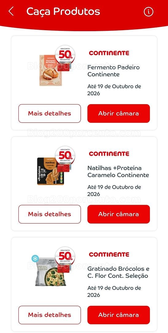 ALERTA - Novos Caça Produtos CONTINENTE Promoções de 6 a 26 outubro