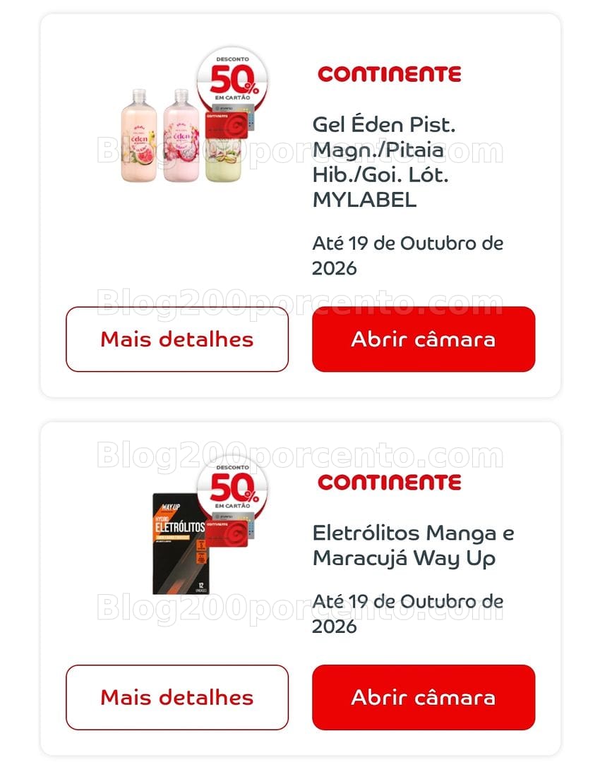 ALERTA - Novos Caça Produtos CONTINENTE Promoções de 6 a 26 outubro
