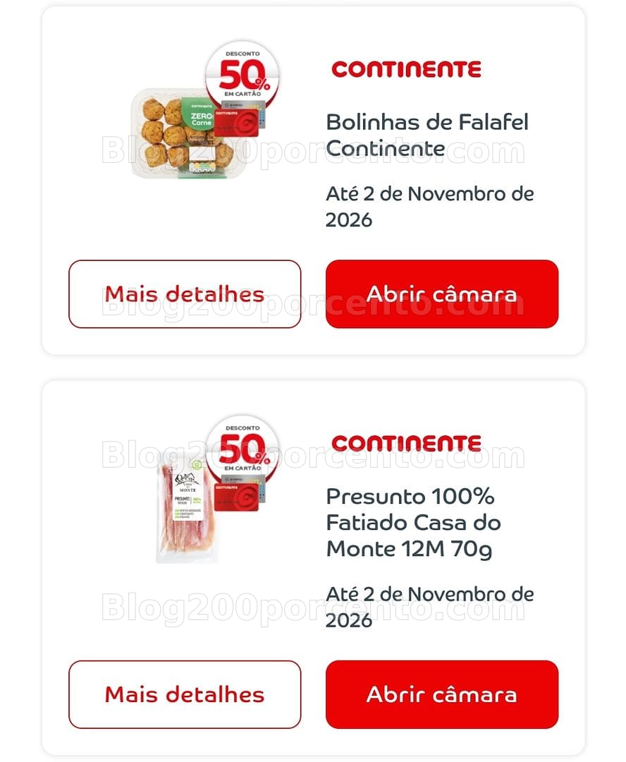 ALERTA - Novos Caça Produtos CONTINENTE Promoções de 20 outubro a 2 novembro