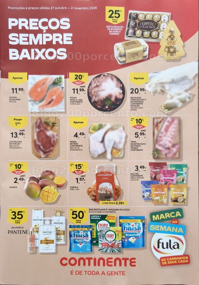 Antevisão Folheto CONTINENTE Promoções de 27 outubro a 2 novembro