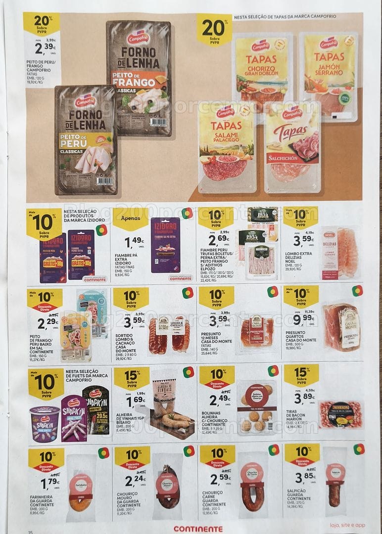 Antevisão Folheto CONTINENTE Promoções de 27 outubro a 2 novembro