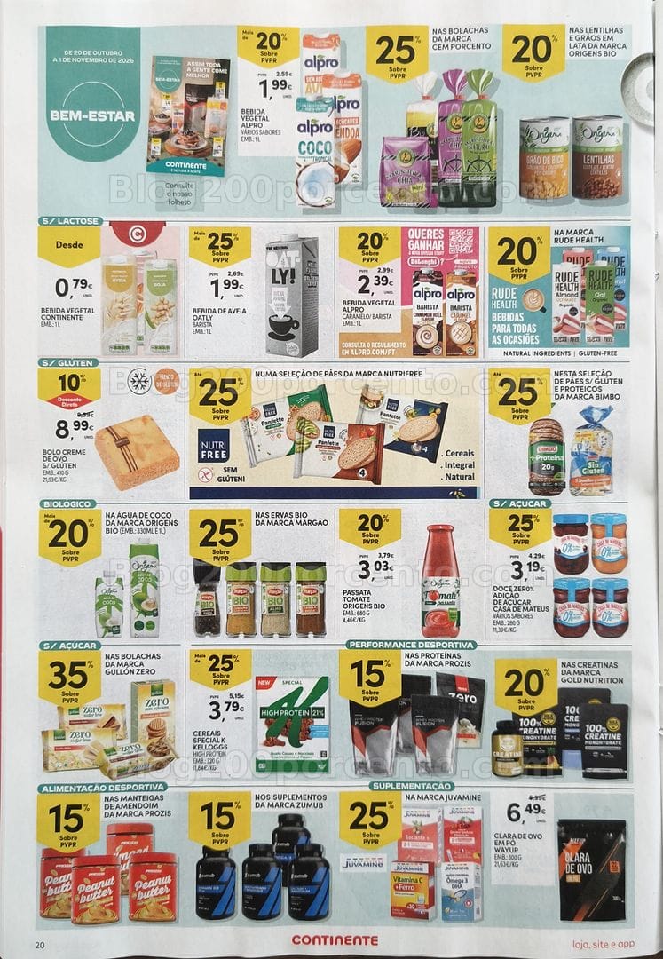 Antevisão Folheto CONTINENTE Promoções de 27 outubro a 2 novembro