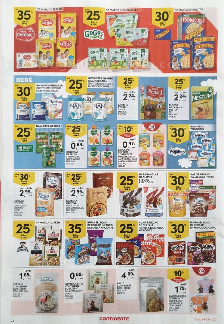 Antevisão Folheto CONTINENTE Promoções de 27 outubro a 2 novembro