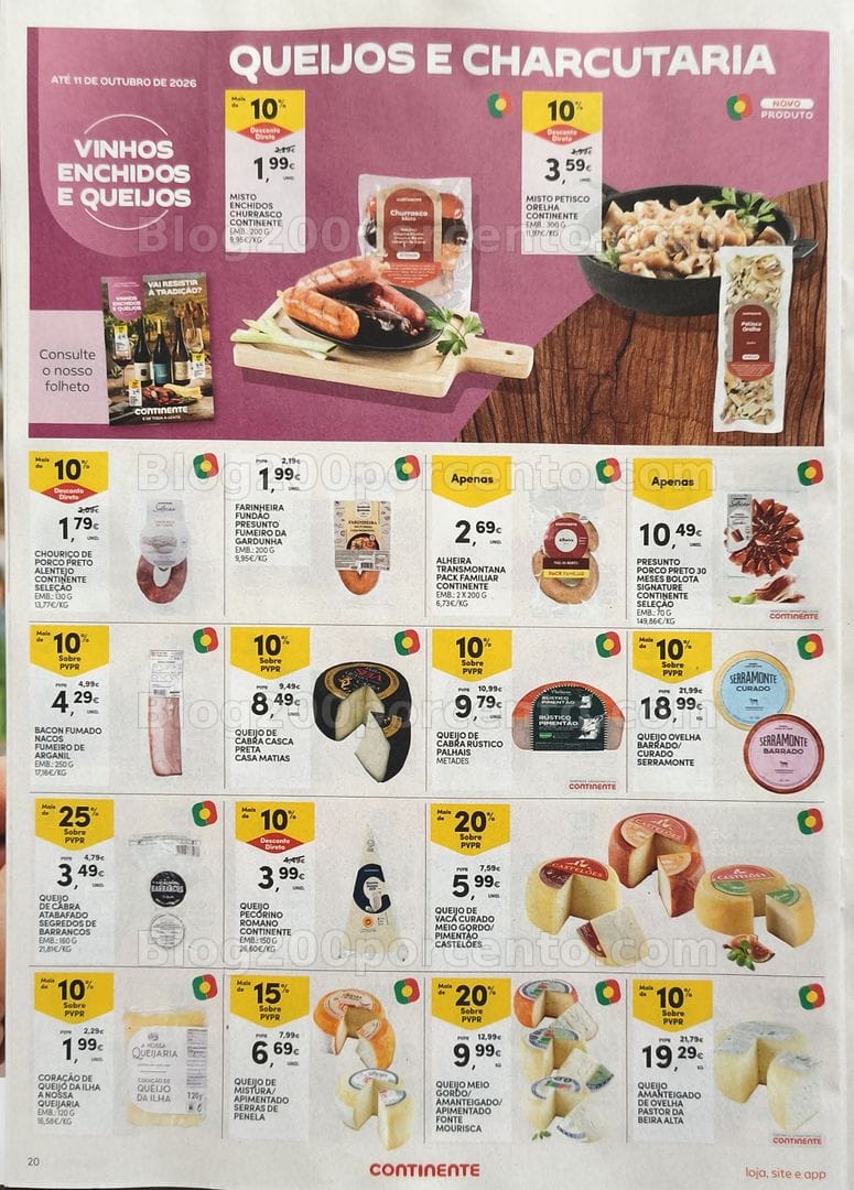 Antevisão Folheto CONTINENTE Promoções de 6 a 12 outubro
