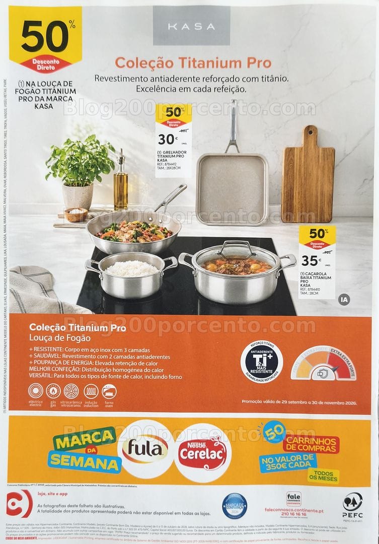 Antevisão Folheto CONTINENTE Bazar Promoções de 6 a 12 outubro