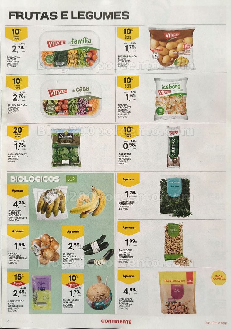 Antevisão Folheto CONTINENTE Promoções de 6 a 12 outubro