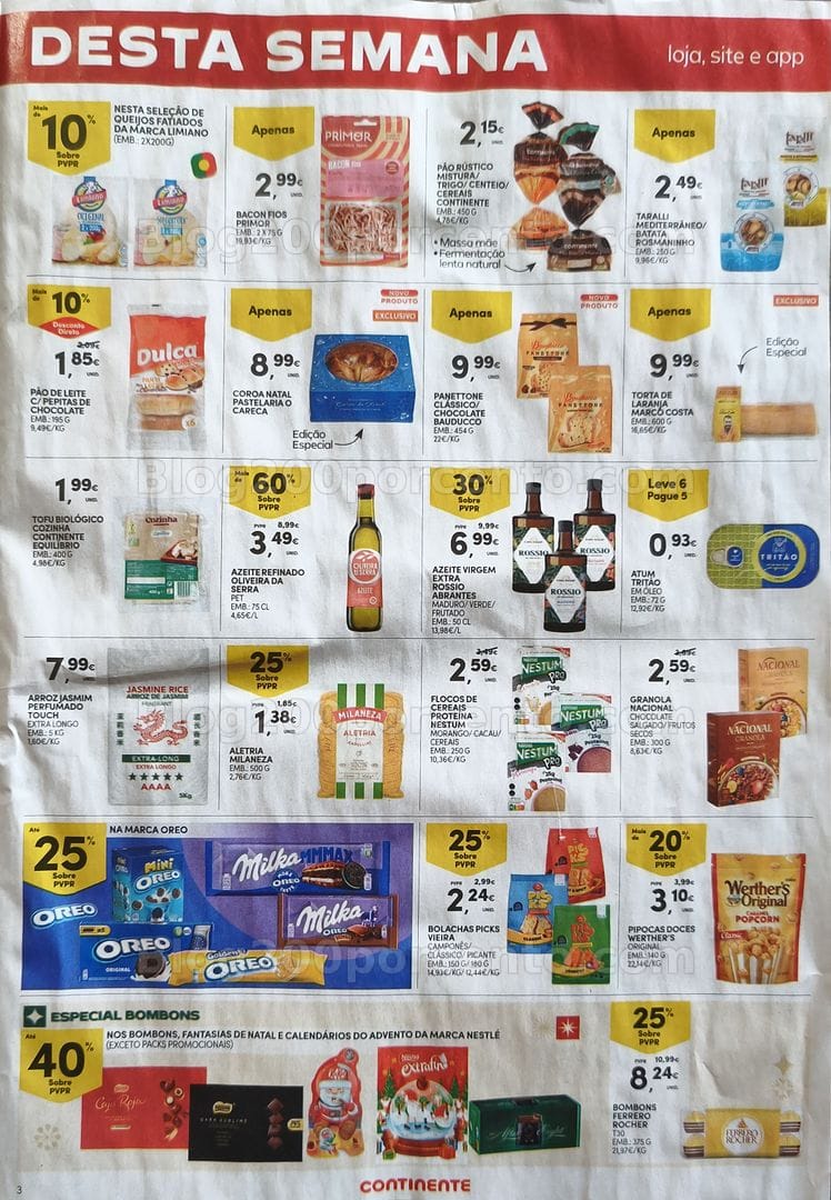 Antevisão Folheto CONTINENTE Promoções Fim de Semana - 23 a 26 outubro