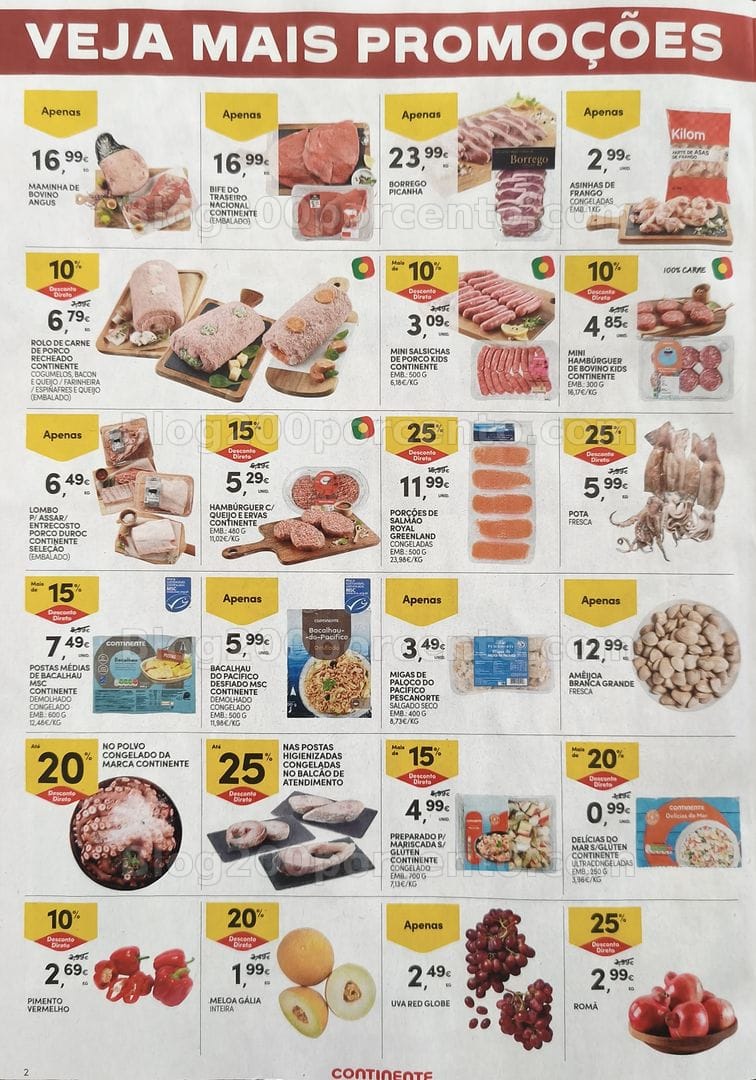 Antevisão Folheto CONTINENTE Promoções Fim de Semana - 9 a 12 outubro