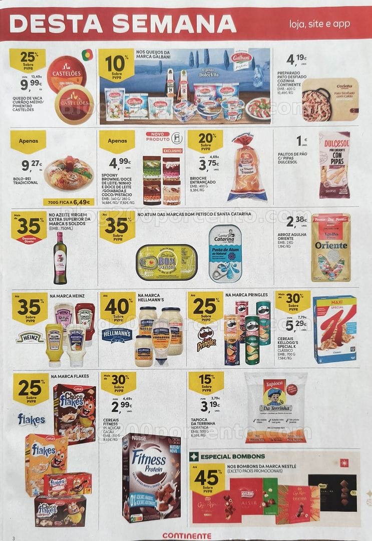 Antevisão Folheto CONTINENTE Promoções Fim de Semana - 9 a 12 outubro