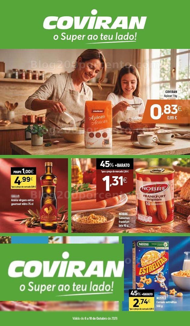 Antevisão Folheto COVIRAN Promoções de 6 a 18 outubro