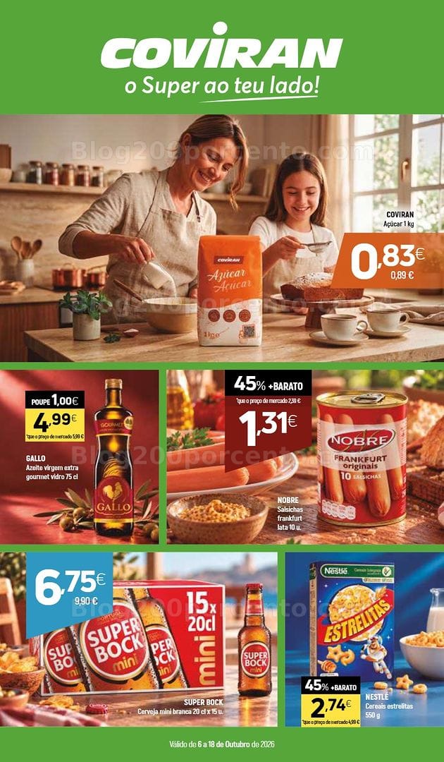 Antevisão Folheto COVIRAN Promoções de 6 a 18 outubro