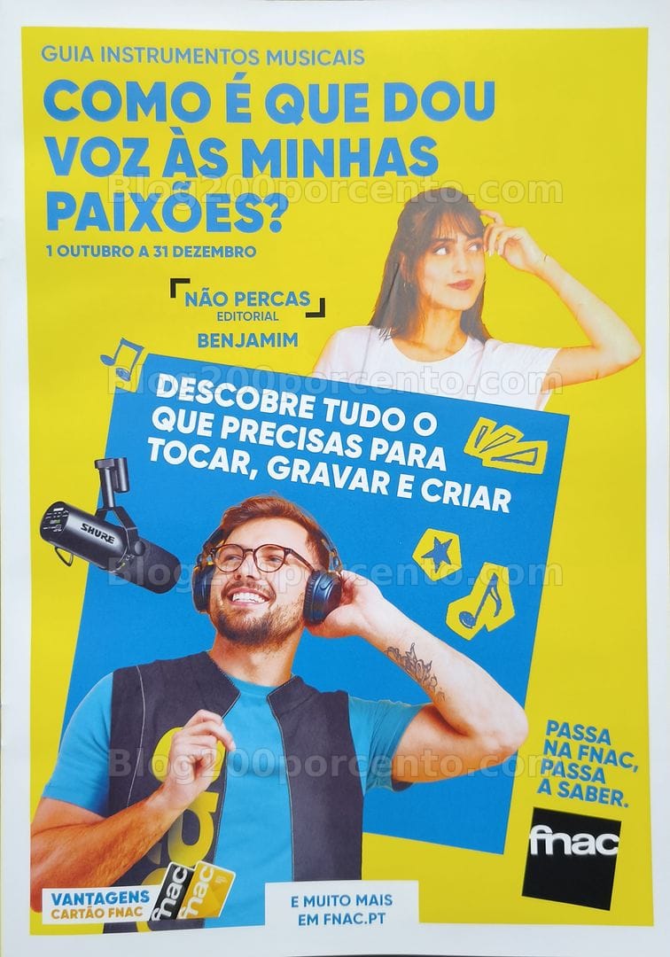 Antevisão Folheto FNAC Especial Instrumentos Musicais Promoções até 31 dezembro