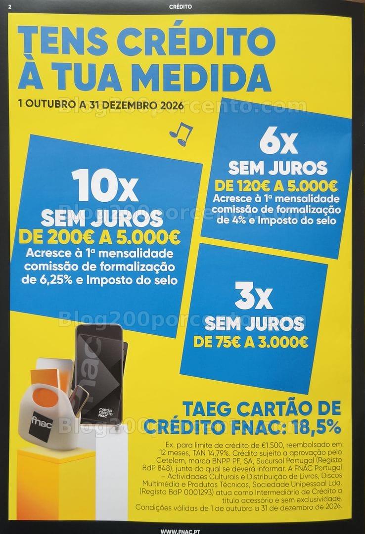 Antevisão Folheto FNAC Especial Instrumentos Musicais Promoções até 31 dezembro