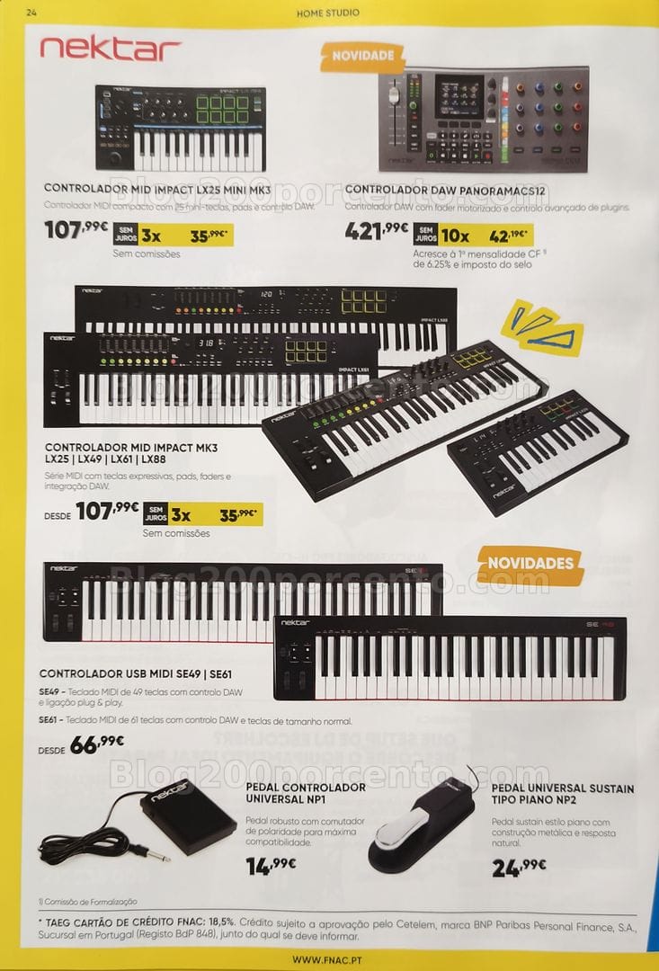 Antevisão Folheto FNAC Especial Instrumentos Musicais Promoções até 31 dezembro