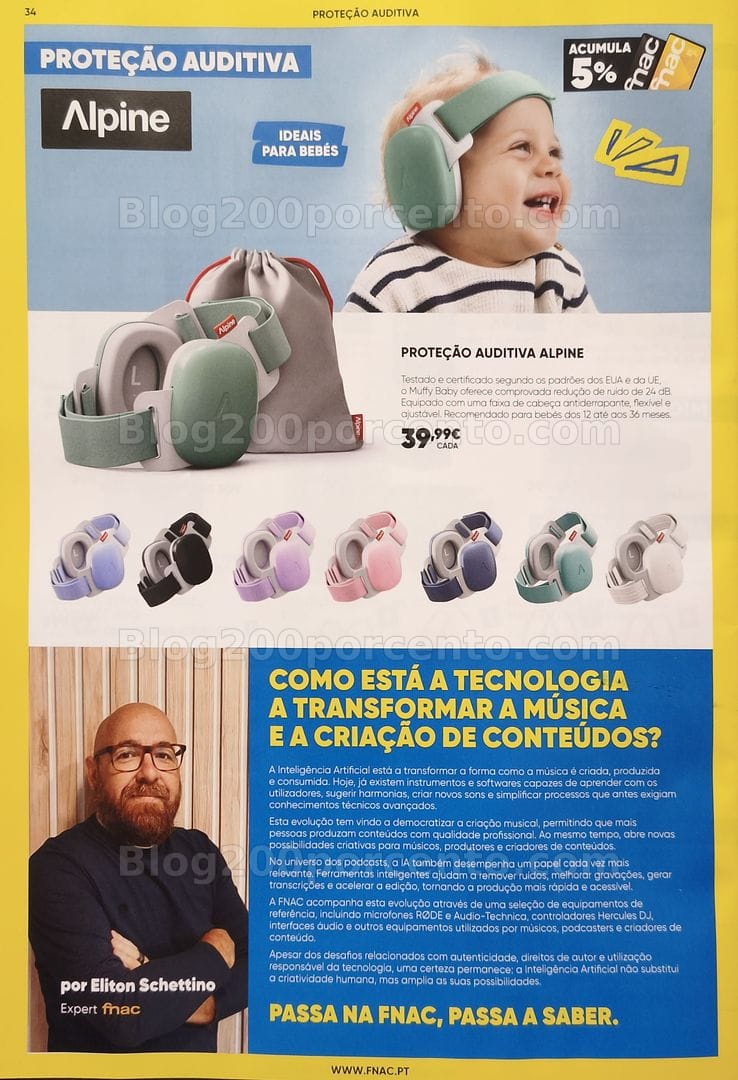 Antevisão Folheto FNAC Especial Instrumentos Musicais Promoções até 31 dezembro