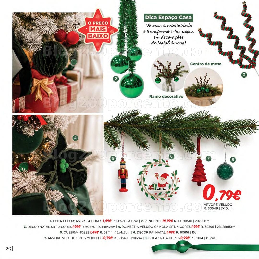 Antevisão Folheto ESPAÇO CASA Natal Promoções de 15 outubro a 31 dezembro