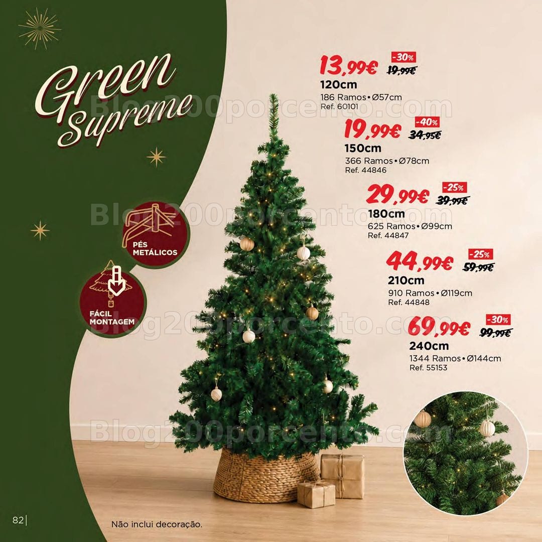 Antevisão Folheto ESPAÇO CASA Especial Árvores de Natal Promoções até 31 dezembro