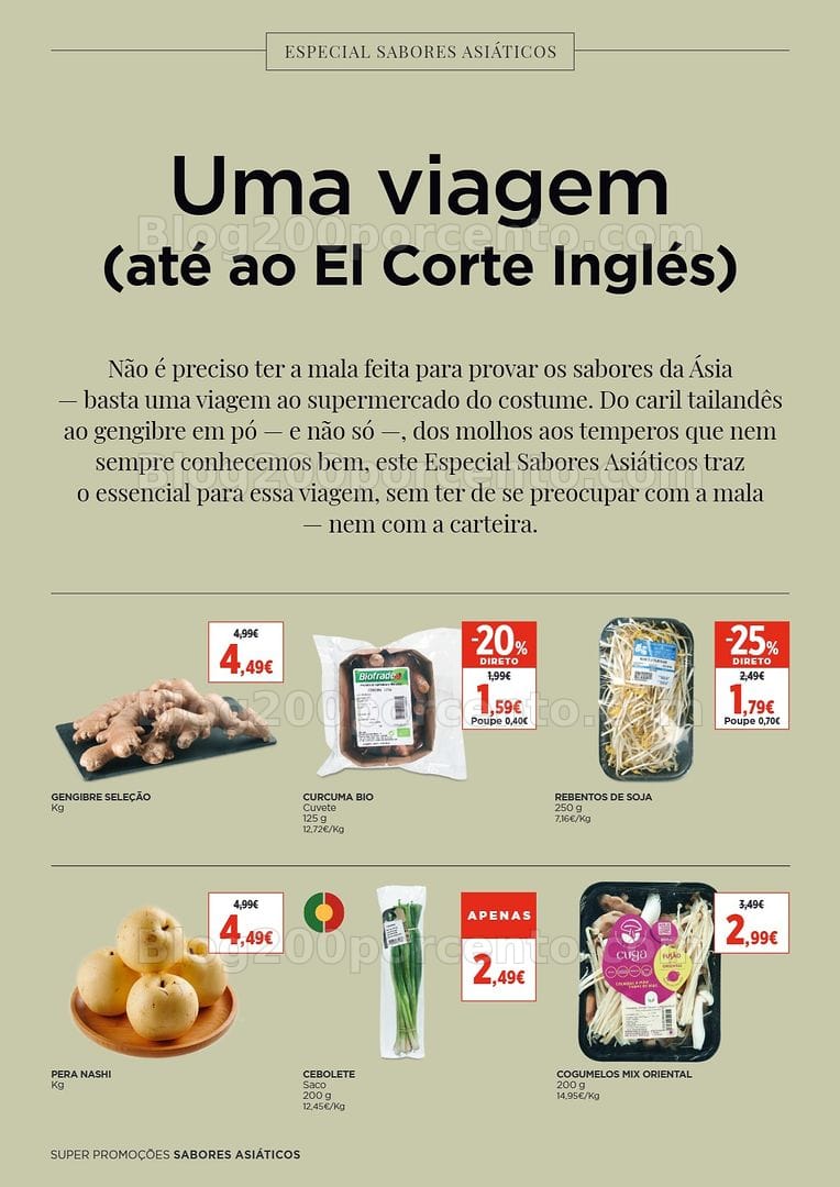 Antevisão Folheto EL CORTE INGLÉS Promoções de 2 a 15 outubro