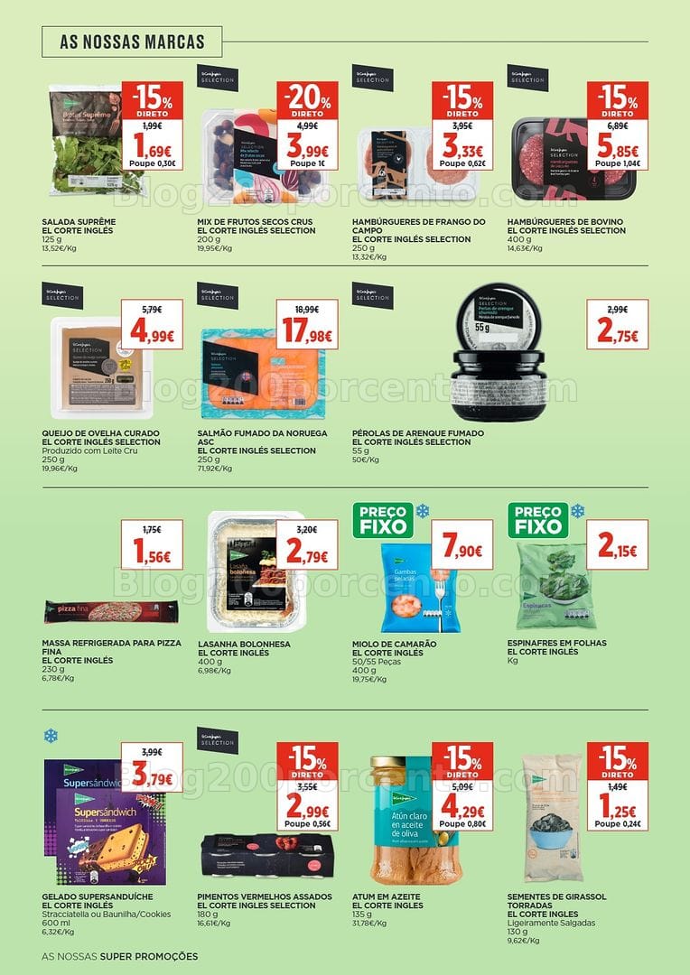 Antevisão Folheto EL CORTE INGLÉS Promoções de 2 a 15 outubro