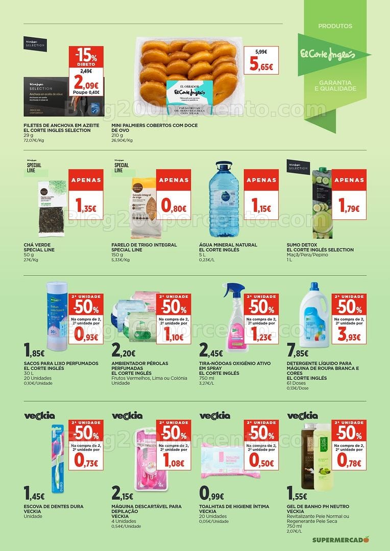 Antevisão Folheto EL CORTE INGLÉS Promoções de 2 a 15 outubro
