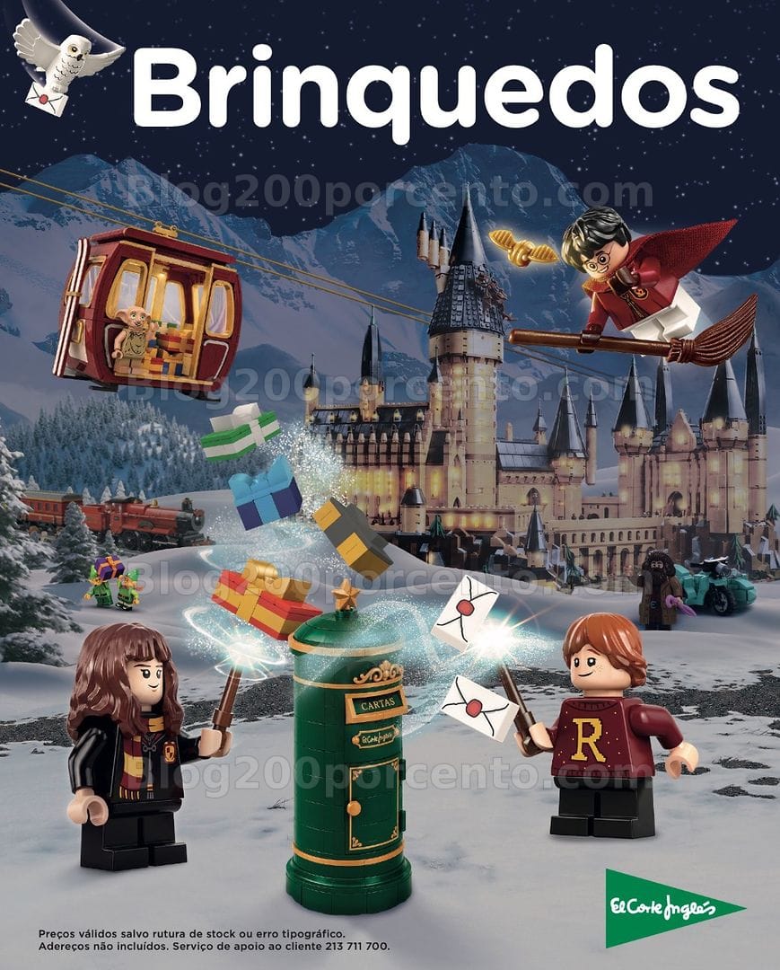 Antevisão Folheto EL CORTE INGLÉS Brinquedos de Natal Promoções até 31 dezembro