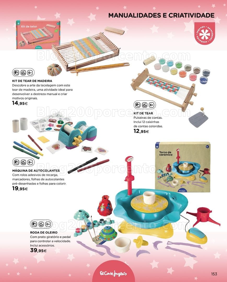 Antevisão Folheto EL CORTE INGLÉS Brinquedos de Natal Promoções até 31 dezembro