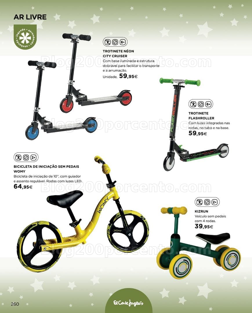 Antevisão Folheto EL CORTE INGLÉS Brinquedos de Natal Promoções até 31 dezembro