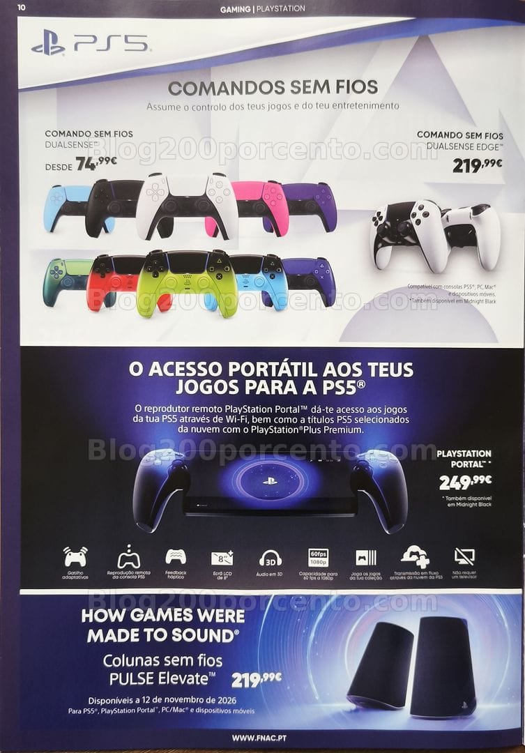 Antevisão Folheto FNAC Gaming Promoções até 28 outubro