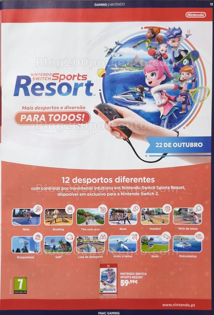 Antevisão Folheto FNAC Gaming Promoções até 28 outubro