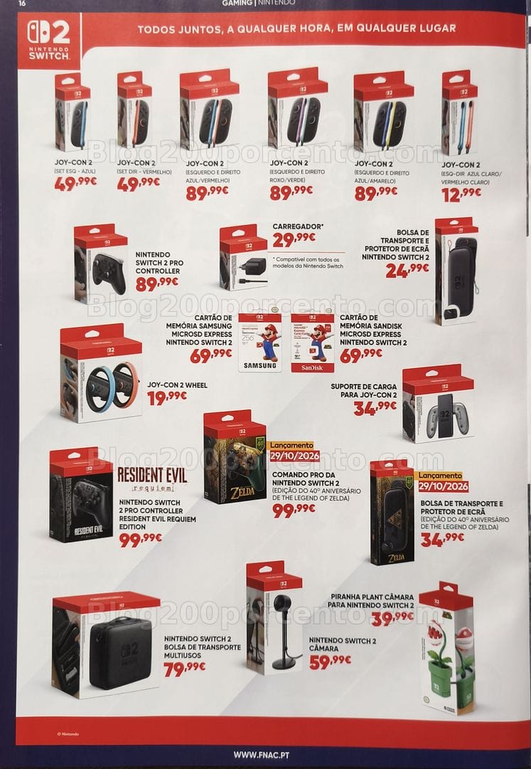 Antevisão Folheto FNAC Gaming Promoções até 28 outubro