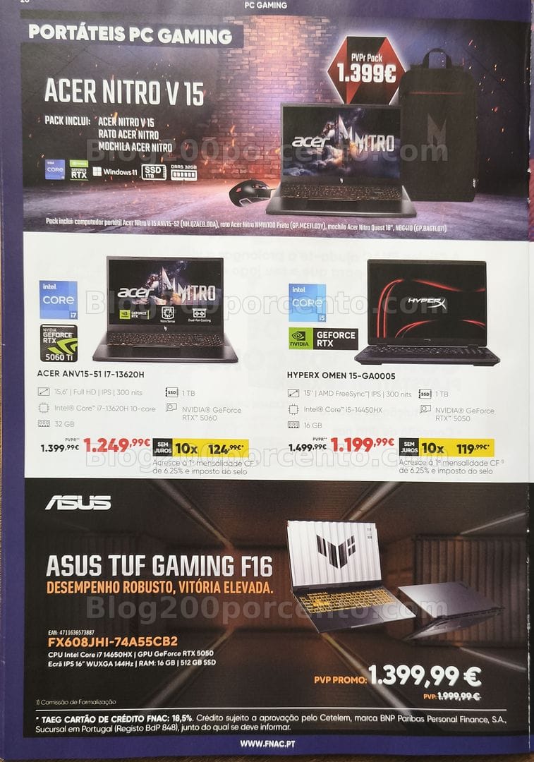 Antevisão Folheto FNAC Gaming Promoções até 28 outubro