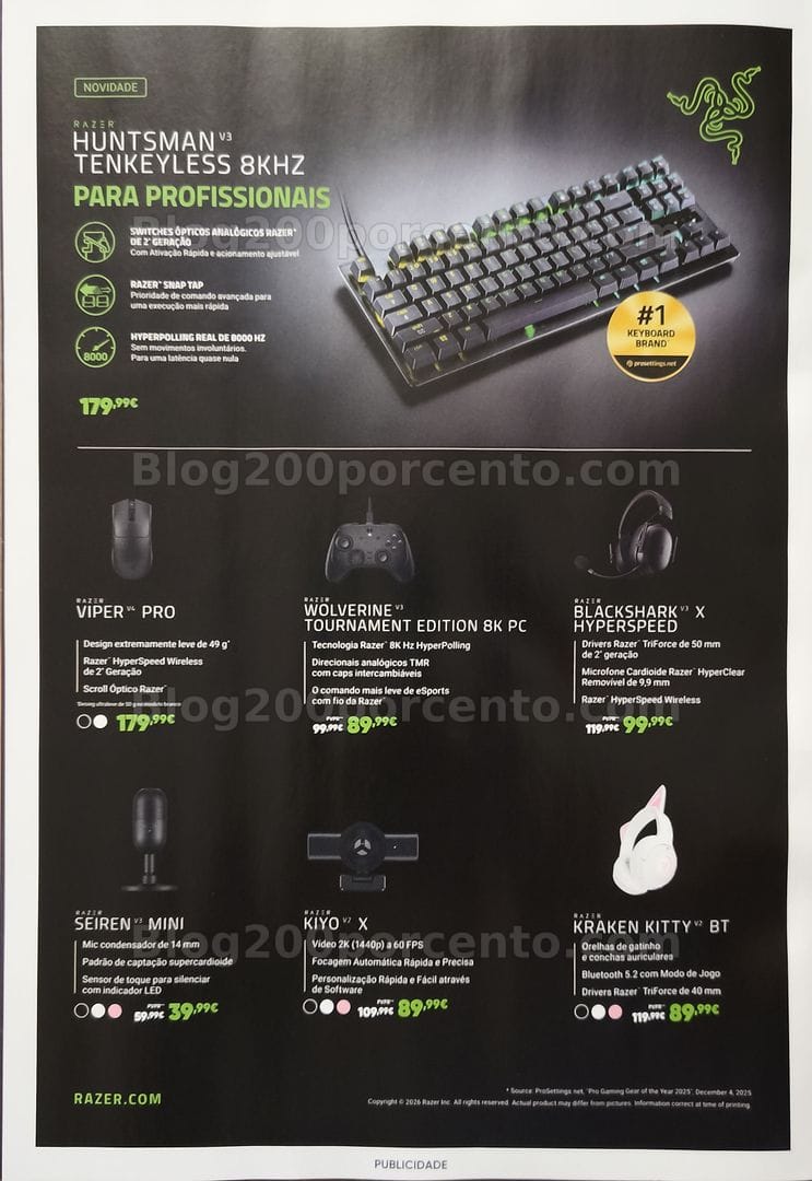 Antevisão Folheto FNAC Gaming Promoções até 28 outubro