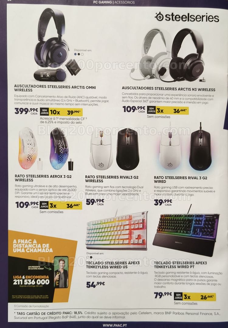 Antevisão Folheto FNAC Gaming Promoções até 28 outubro