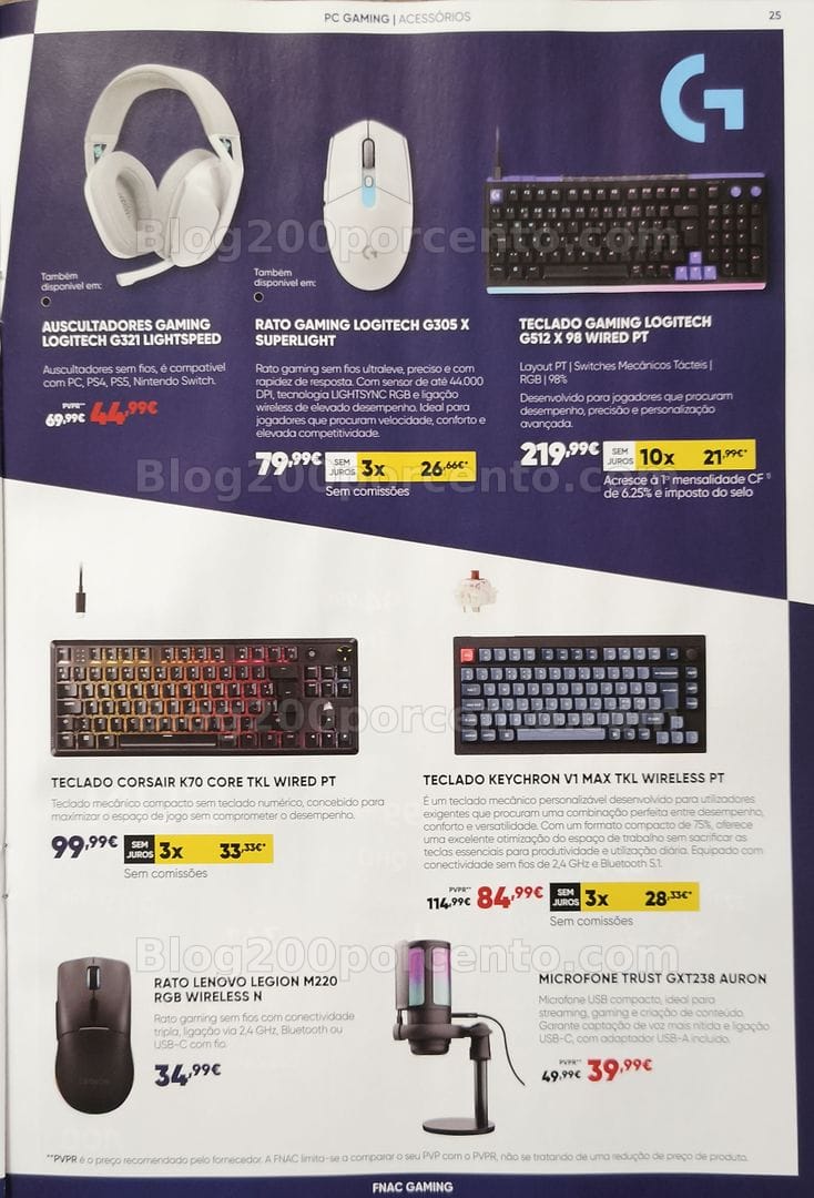 Antevisão Folheto FNAC Gaming Promoções até 28 outubro