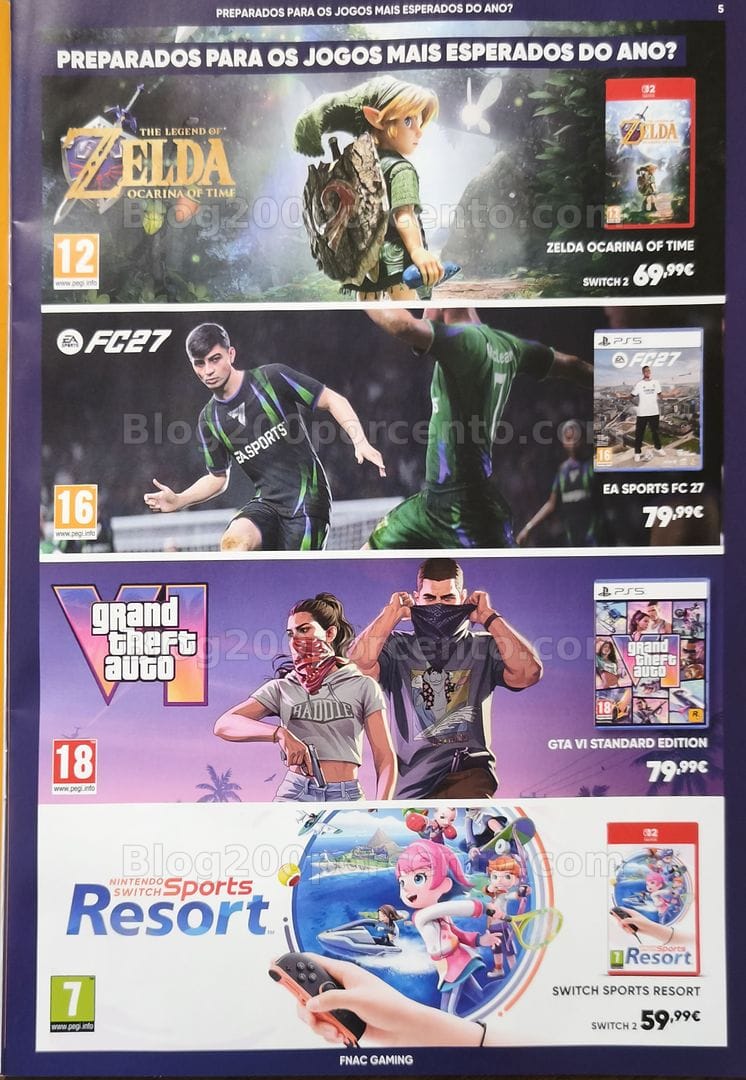 Antevisão Folheto FNAC Gaming Promoções até 28 outubro