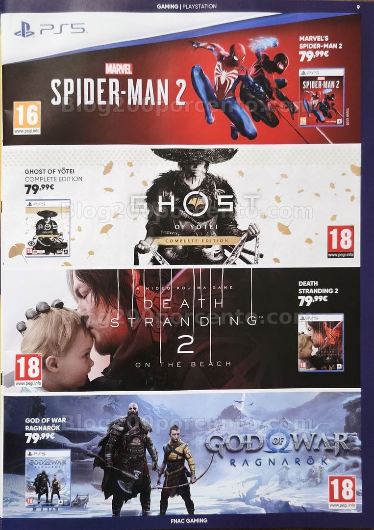 Antevisão Folheto FNAC Gaming Promoções até 28 outubro