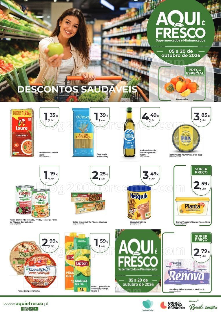 Antevisão Folheto AQUI É FRESCO Promoções de 5 a 20 outubro