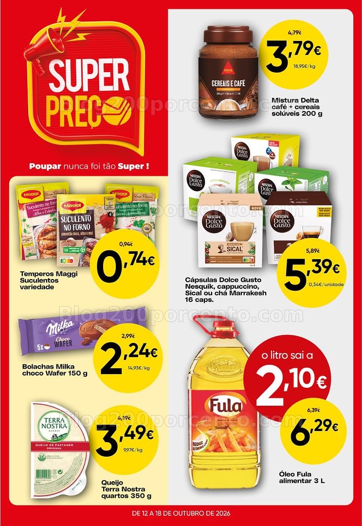 Antevisão Folheto FROIZ Promoções de 12 a 18 outubro