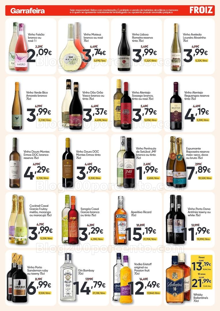 Antevisão Folheto FROIZ Promoções de 15 outubro a 3 novembro